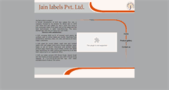 Desktop Screenshot of jainlabels.com
